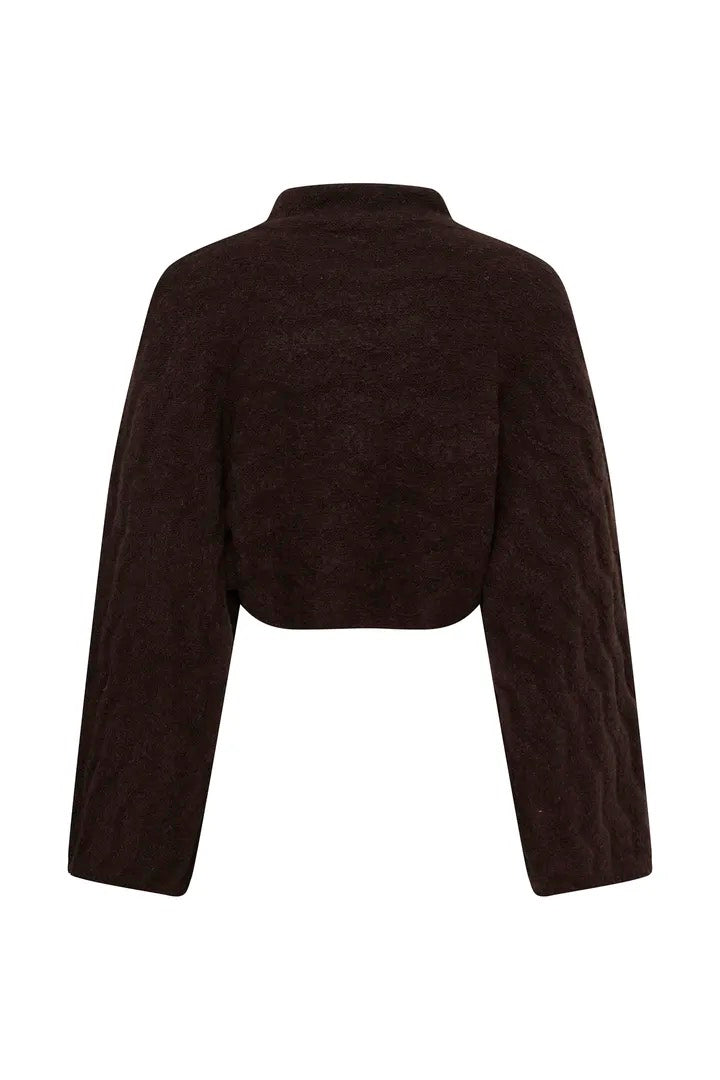 Idalia Ponch Pullover - Ganache Melange