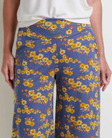 Chaka Wide Leg Pant - Blue Shadow Daisy