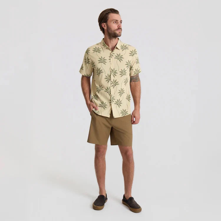 Bless Up Breathable Stretch Shirt - Fossil Print