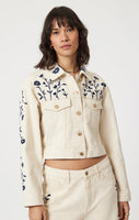 Harmony Jacket - Beige Denim