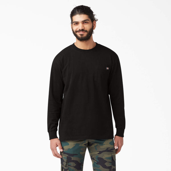 Long Sleeve Heavyweight Crew Neck - Black