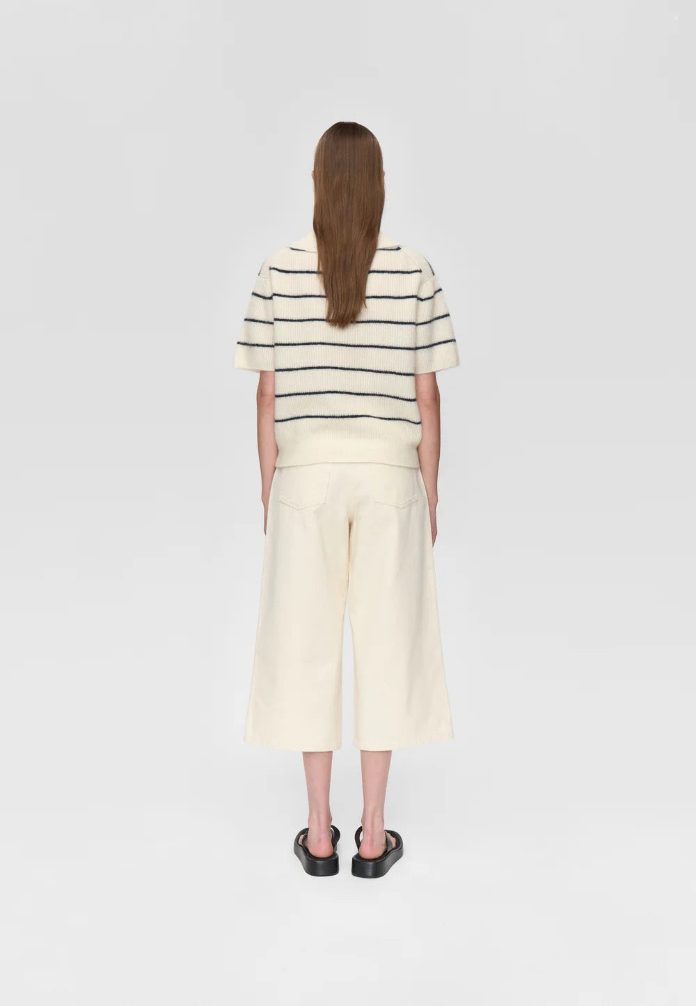 Ruth Knit Polo - Coco Milk