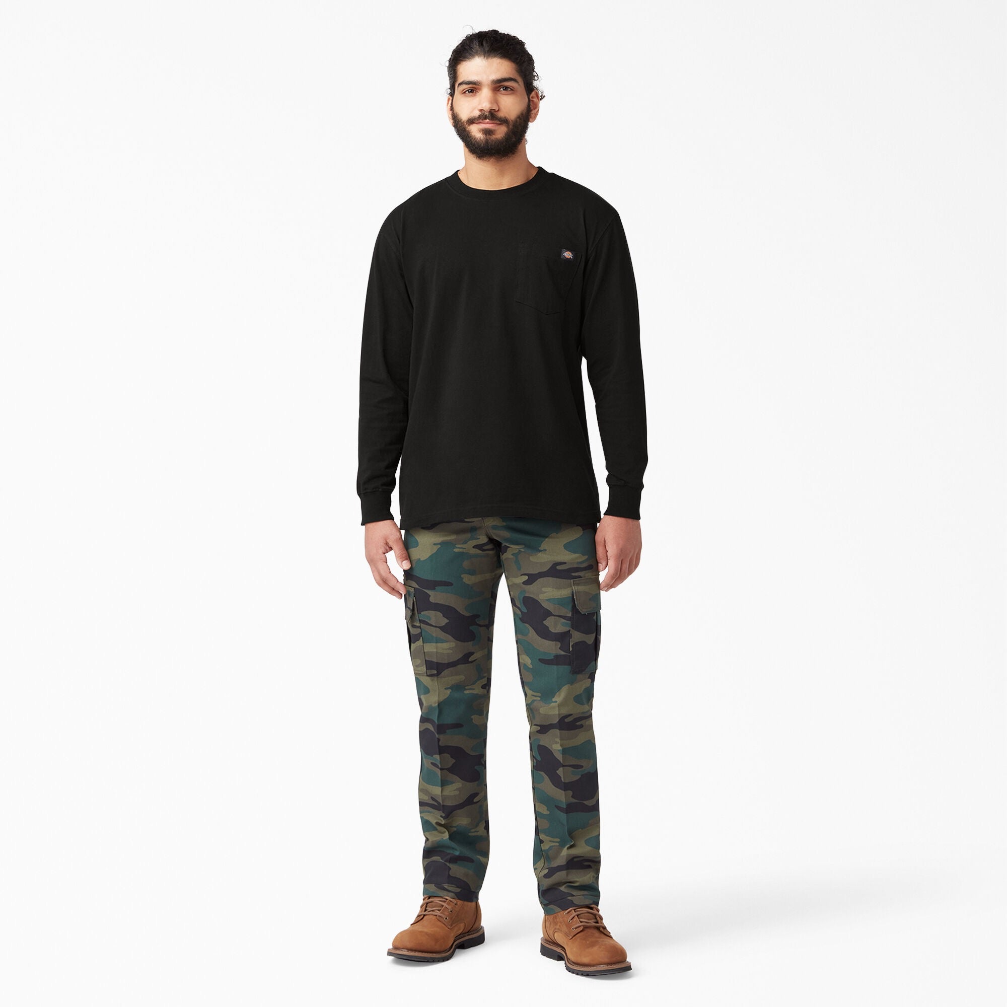 Long Sleeve Heavyweight Crew Neck - Black