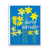 Cheery Daffodil Birthday Card