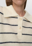 Ruth Knit Polo - Coco Milk