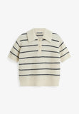 Ruth Knit Polo - Coco Milk