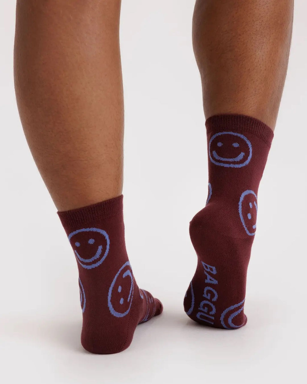 Crew Sock - Mahogany Happy