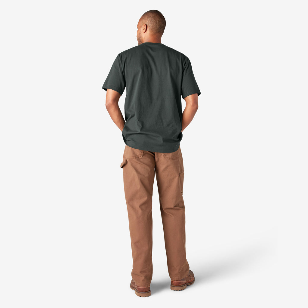 Heavyweight Crew Neck Tee - Hunter Green