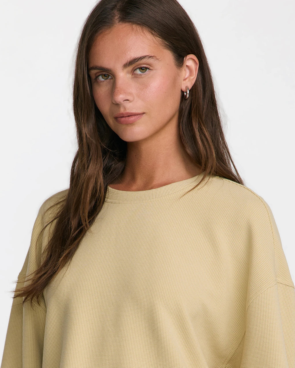 Glory Waffle Pullover Crew