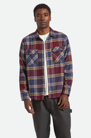 Bowery Flannel - Mood Indigo/Port/Saffron