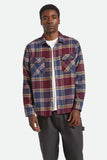 Bowery Flannel - Mood Indigo/Port/Saffron