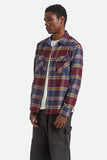 Bowery Flannel - Mood Indigo/Port/Saffron