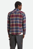 Bowery Flannel - Mood Indigo/Port/Saffron