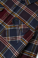 Bowery Flannel - Mood Indigo/Port/Saffron