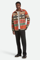 Bowery Arctic Stretch Fleece Flannel - Multi Blanket Stripe