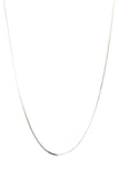Fine Herringbone Necklace - Silver