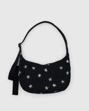 Medium Nylon Crescent Bag - Stars