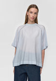 Kaia Short Sleeve Blouse - Cashmere Blue