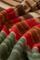 Bowery Arctic Stretch Fleece Flannel - Multi Blanket Stripe