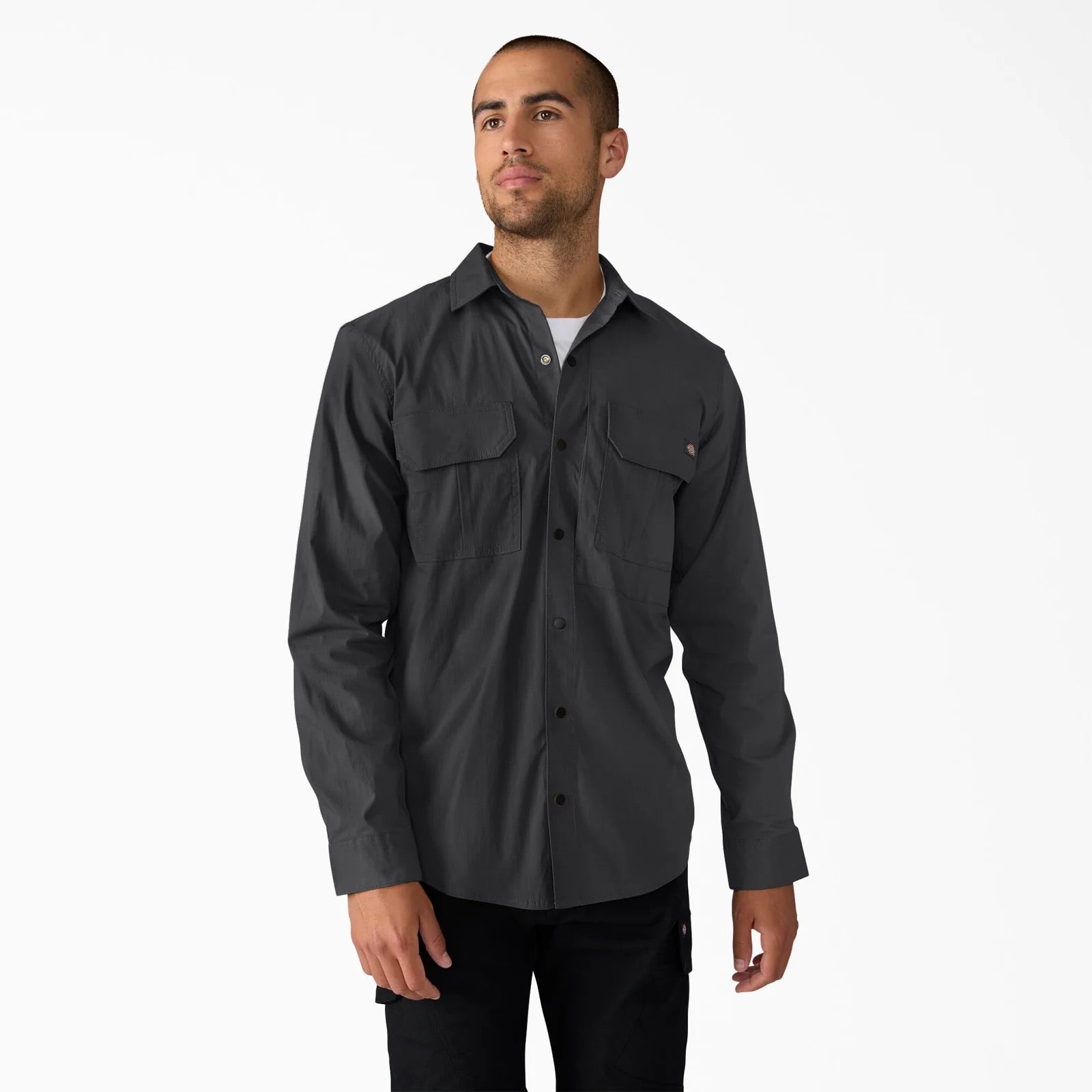 Tradebuilt Utility Workshirt Long Sleeve - Black