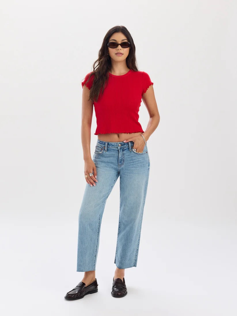 Keeper Low Rise Straight Crop - Obvious Vintage
