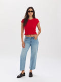 Keeper Low Rise Straight Crop - Obvious Vintage