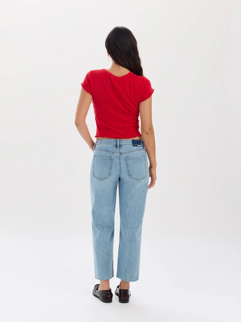 Keeper Low Rise Straight Crop - Obvious Vintage