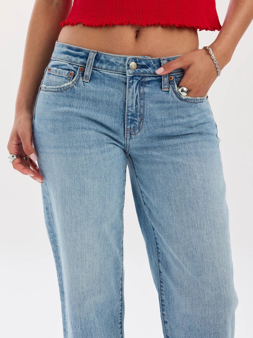 Keeper Low Rise Straight Crop - Obvious Vintage