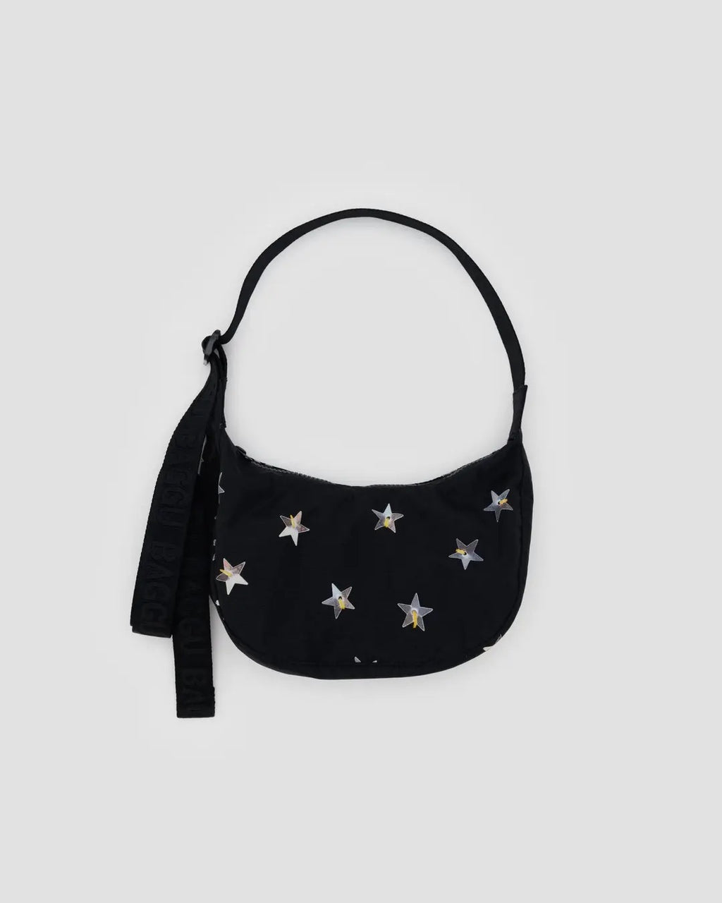 Small Nylon Crescent Bag - Stars