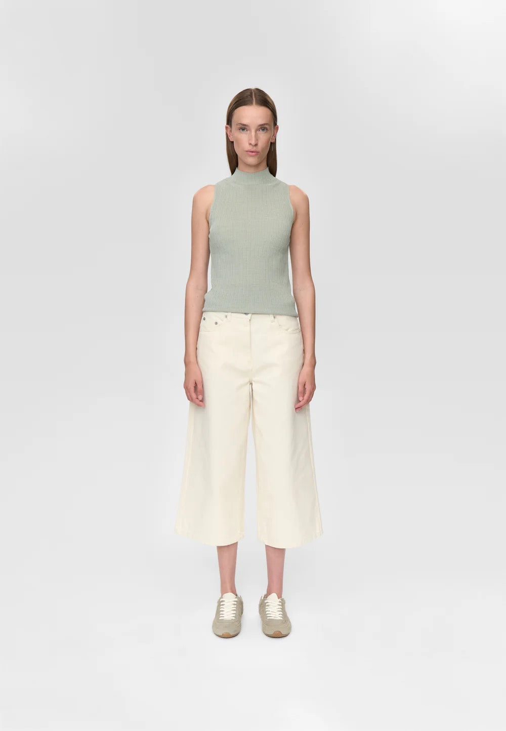 Zita Knit Top - Desert Sage