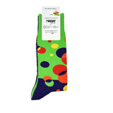 CDSS Down Syndrome Society Bubbles Mismatched Socks M
