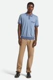 Weekend Herringbone Polo - Borrow Blue/Bering Sea