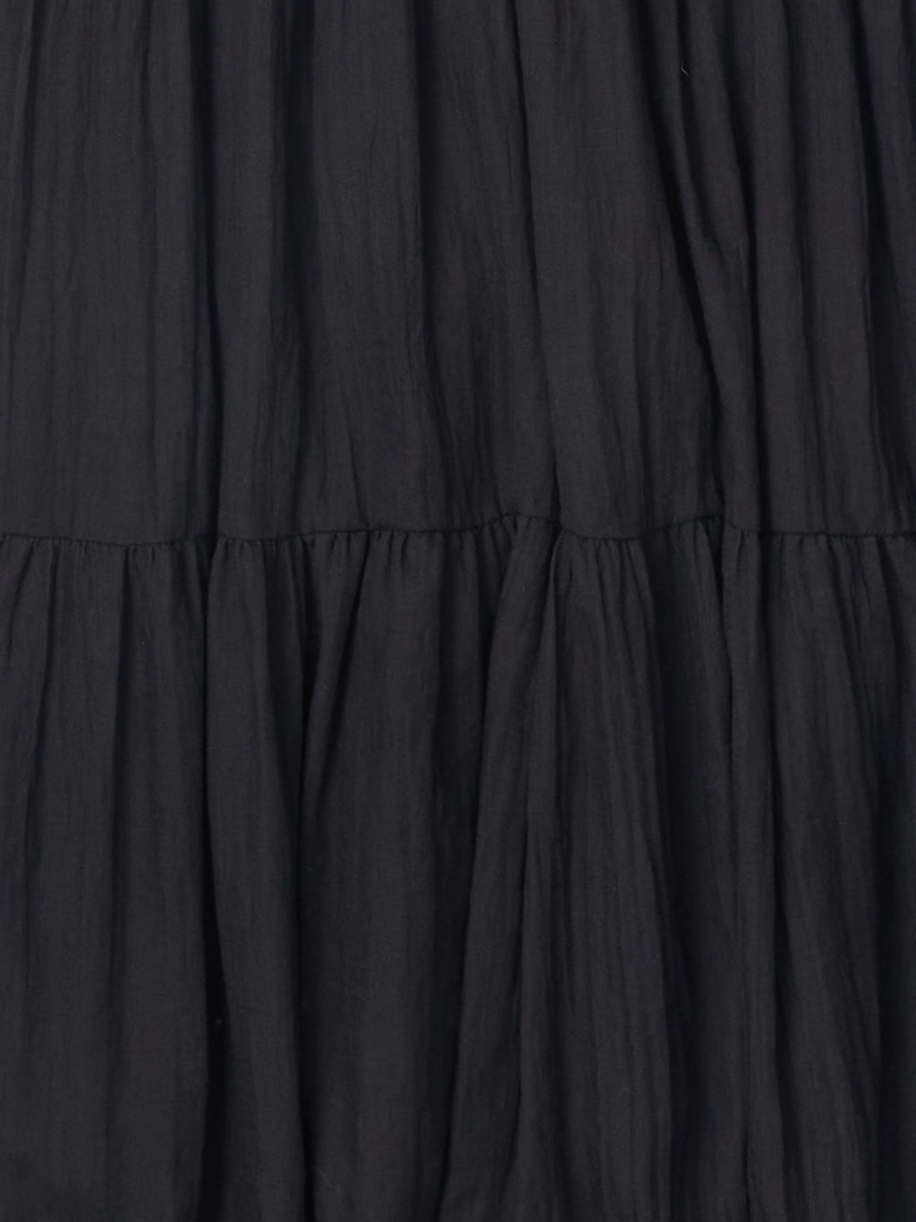 The Cora Gathered Neck Dress - Black