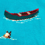 Canada Mountain Scene Mismatched Socks M