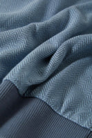 Weekend Herringbone Polo - Borrow Blue/Bering Sea