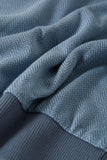 Weekend Herringbone Polo - Borrow Blue/Bering Sea