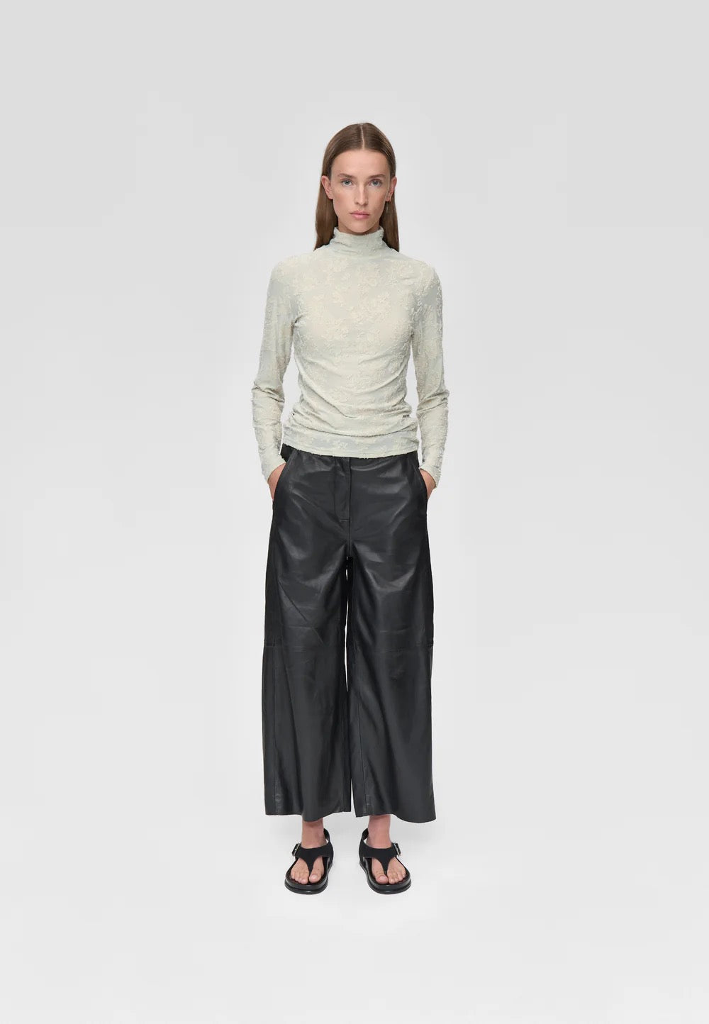 Pernilles Long Sleeve Top- Desert Sage