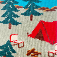 Canada Mountain Scene Mismatched Socks M