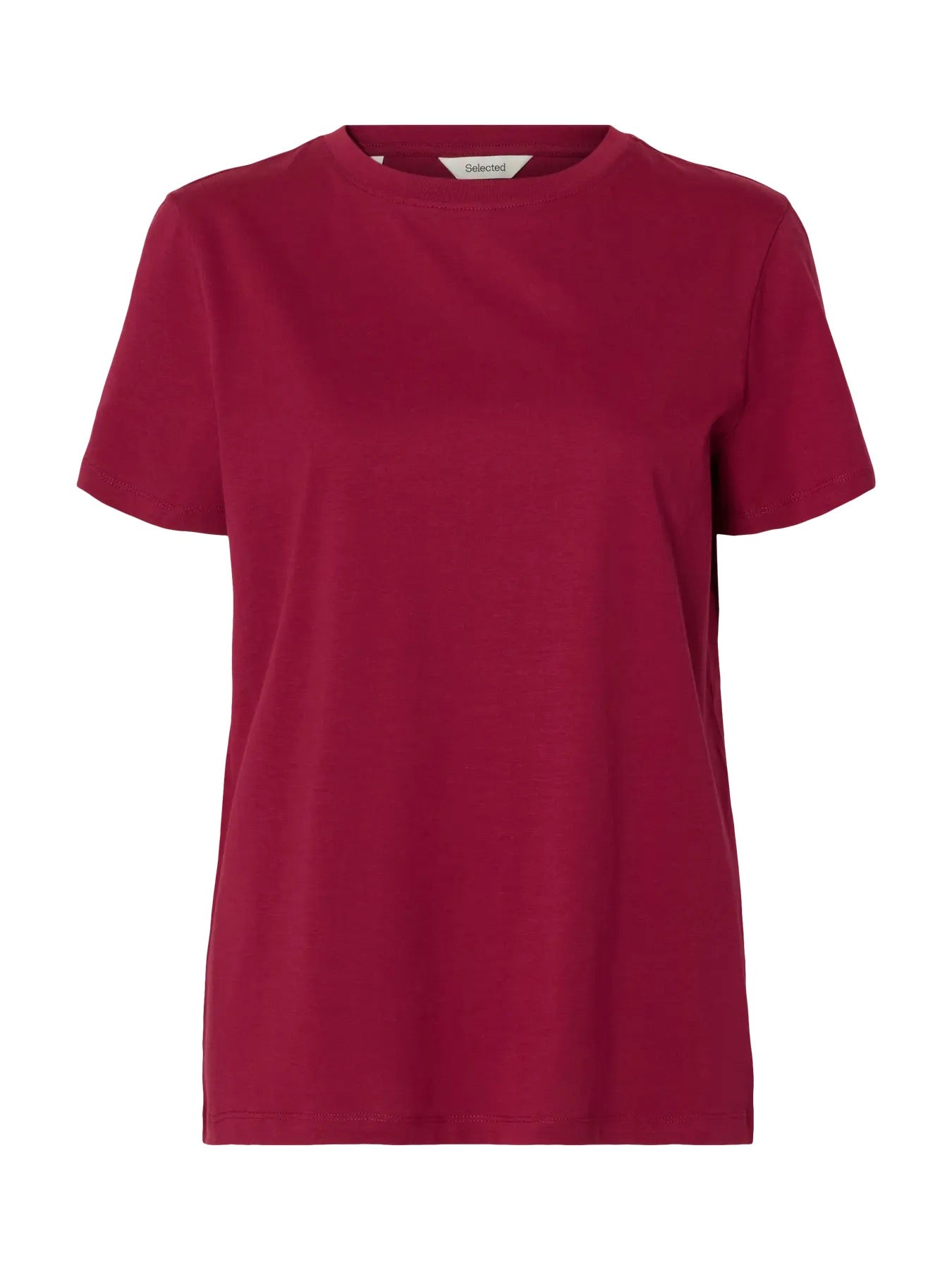 Essential Short Sleeve O Neck Tee - Anemone