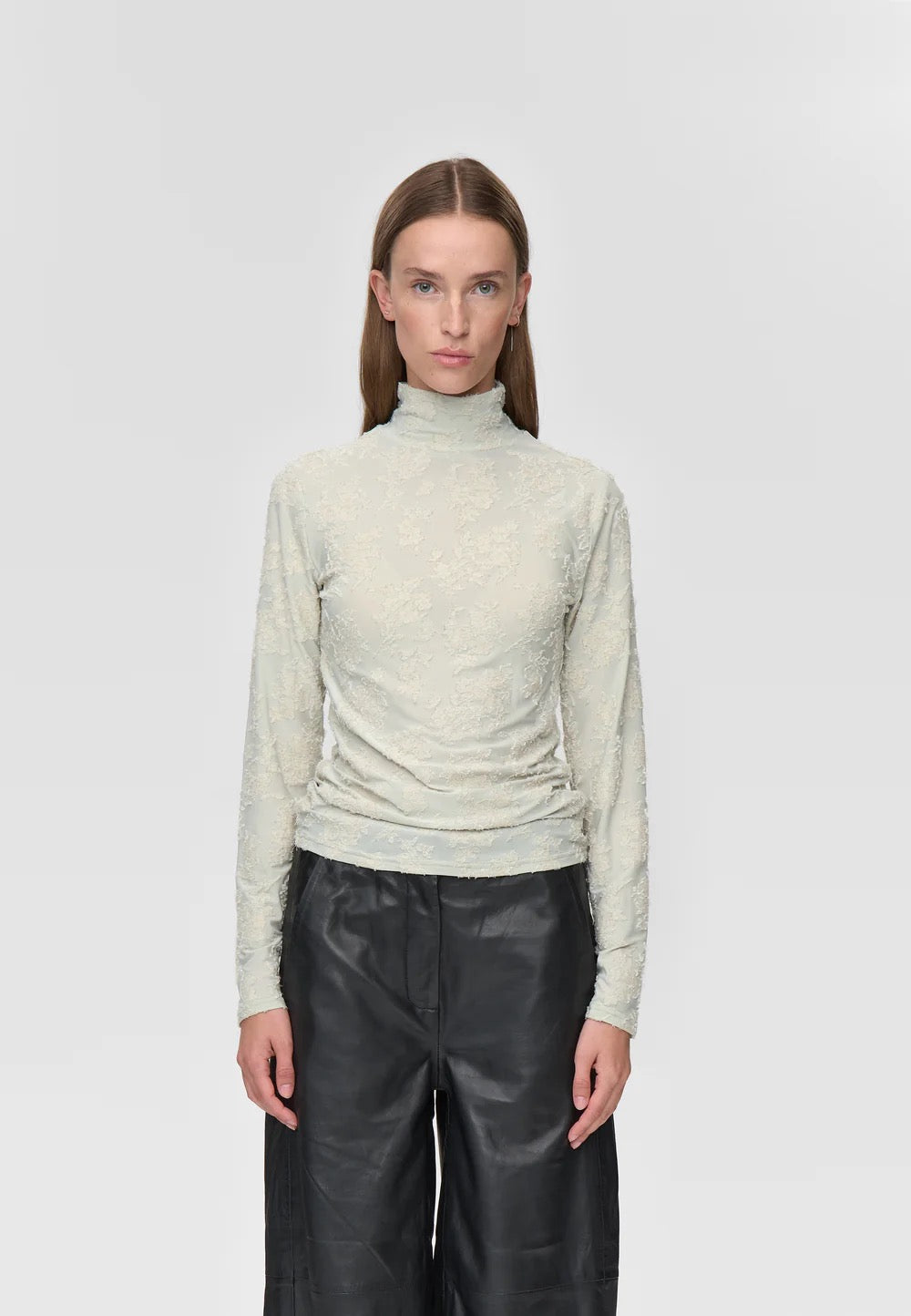 Pernilles Long Sleeve Top- Desert Sage