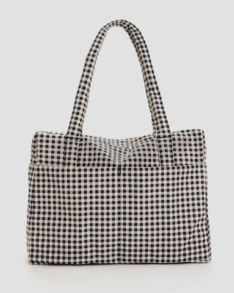 Cloud Carry On - Black & White Gingham