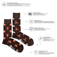 Retro Rodeo Mismatched Socks M