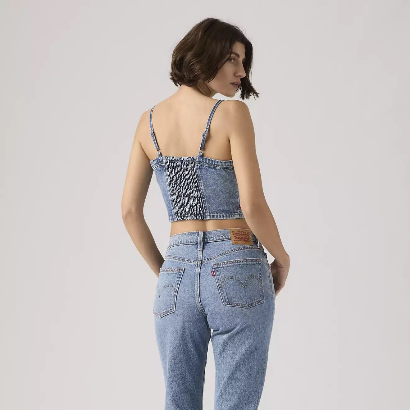 Jadine Denim Cami Tank - Twisted Stone