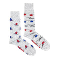 Gondola & Skier Mismatched Socks M