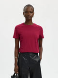 Essential Short Sleeve O Neck Tee - Anemone