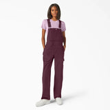 Relaxed Fit Duck Bib Overalls - Fig
