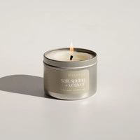 Salt Spring  + Vetiver Beeswax Blend Candle Tin