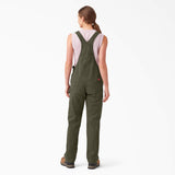 Relaxed Fit Bib Overalls - Rinsed Moss Green