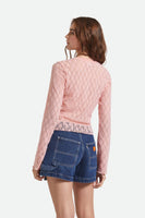 Dolly Slim Knit Tee - Mellow Rose