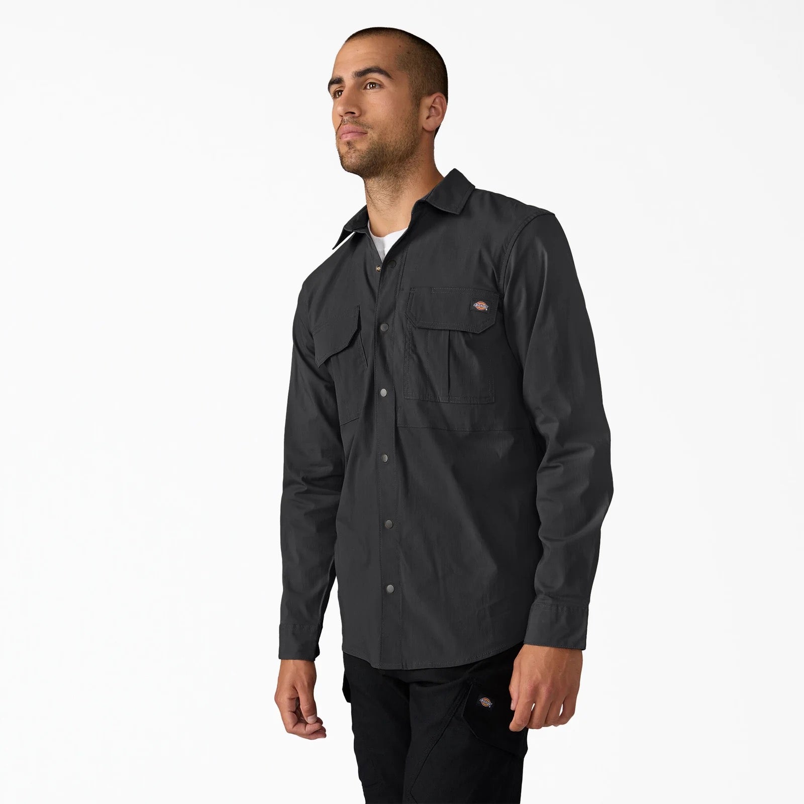 Tradebuilt Utility Workshirt Long Sleeve - Black